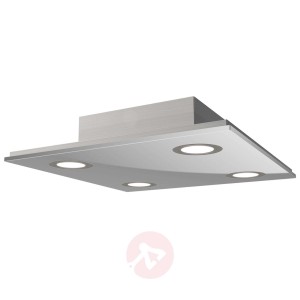 Kwadratowa lampa sufitowa LED Pano, metal