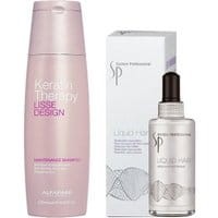 Alfaparf Keratin Therapy Maintenance Shampoo 250ml + Wella SP Liquid Hair 100ml