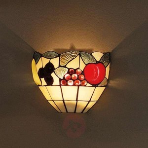 Lampa ścienna AMIRA w stylu Tiffany