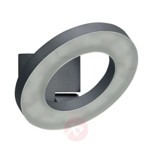 Lampa ścienna zewnętrzna WallCircle antracyt