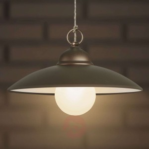 Prosta lampa wisząca BAJA. brązowy
