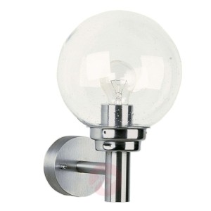 Kulista zewnętrzna lampa ścienna 156