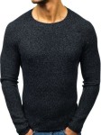 Sweter męski czarny