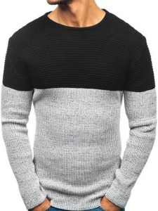 Sweter męski czarny 