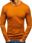 Sweter męski camelowy 