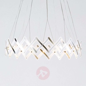 Lampa wisząca LED Zoom, kratka nożycowa