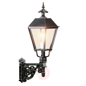 Zewnętrzna lampa ścienna Zandvoort. czarna