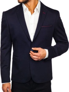 Marynarka męska elegancka granatowa
