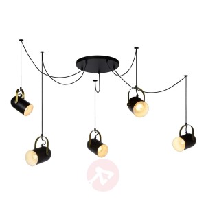 Lampa wisząca Swapp z pięcioma spotami