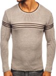 Sweter męski beżowy 
