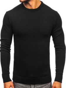 Sweter męski czarny 