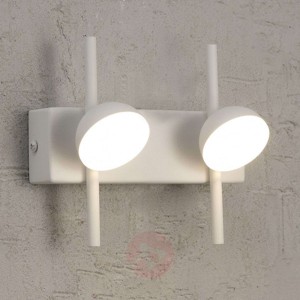 2-punktowa, prosta lampa ścienna LED Adn