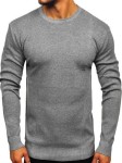 Sweter męski szary 