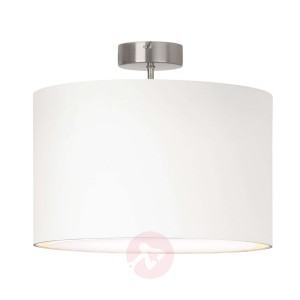 Prosta lampa sufitowa Clarie biała
