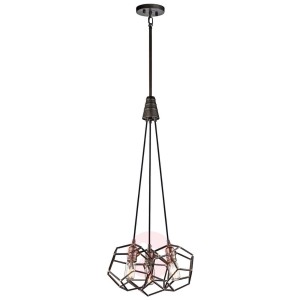 Lampa wisząca Rocklyn, 3-punktowa