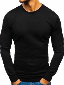 Sweter męski czarny 