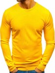 Sweter męski żółty 