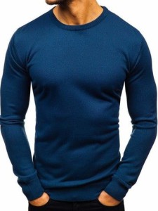 Sweter męski indygo 