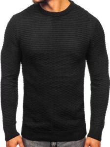 Sweter męski czarny 