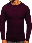 Sweter męski bordowy 