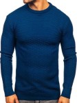Sweter męski niebieski