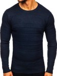 Sweter męski granatowy 