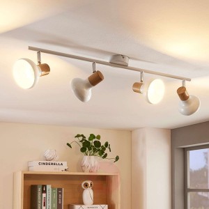 Podłużna lampa sufitowa Fridolin,4-punktowa