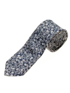 Elegancki krawat męski granatowy 