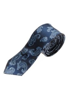 Elegancki krawat męski granatowy 