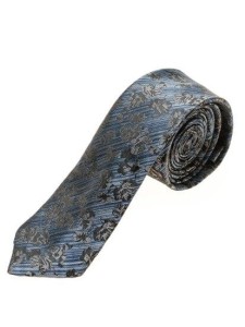 Elegancki krawat męski niebieski 