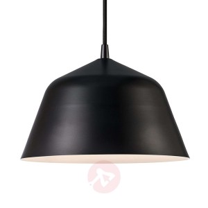Lampa wisząca Ella Ø 25 cm, czarna