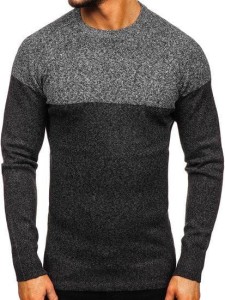 Sweter męski grafitowy 