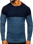 Sweter męski niebieski 
