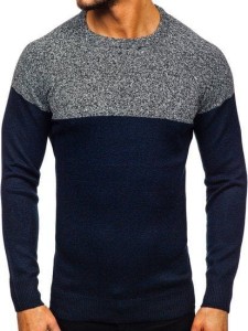 Sweter męski granatowy 