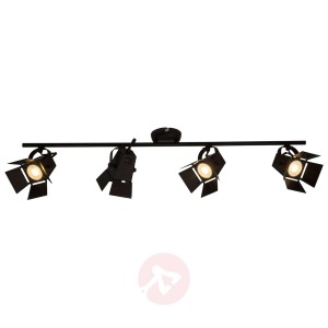 Movie - punktowa lampa sufitowa LED, czarna