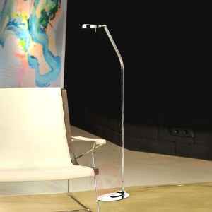 Nowoczesna lampa stojąca 3-LED, 1-pkt., 124,3 cm