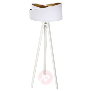 Lampa podłogowa Chloe z dwukolorowym kloszem