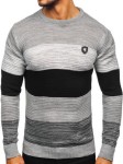 Sweter męski szary 