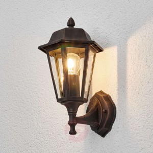 Piękna zewnętrzna lampa ścienna LAMINA