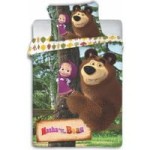 Komplet pościeli Single Masha and the Bear - Masza i Niedźwiedź