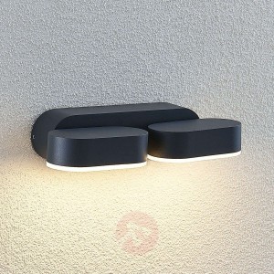 Kinkiet zewnętrzny LED Madlin obrotowy, 2-punktowy