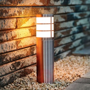 Lampa na cokół CALGARY ze stali szlachetnej IP44