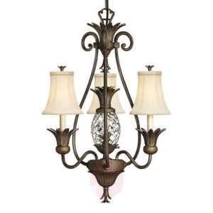 Piękny żyrandol PLANTATION, 3-pkt.