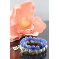 Bransoletka z agatu trawionego, kamienie naturalne, hand made
