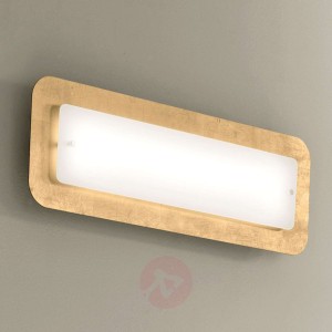 Lampa ścienna Pop-up z ramą z płatkowego złota