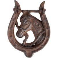 Dekoracja na drzwi z kołatką Horse