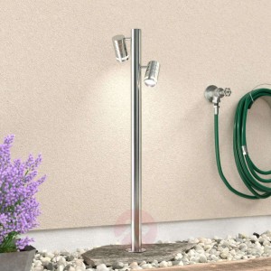 2-pkt słupek oświetleniowy, stal szlach, Zilly II