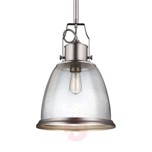 Styl industrialny, lampa wisząca Hobson duża