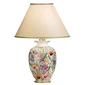 GIARDINO PANSE ręcznie malowana lampa stołowa 30cm