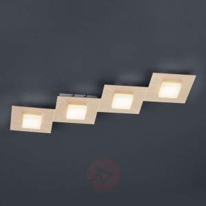 BANKAMP Diamond lampa sufitowa 81x24cm, różowa